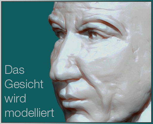 Portraitbüste nach Foto