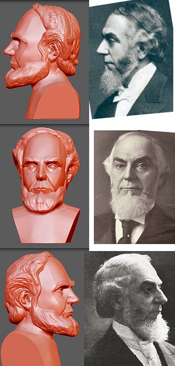 Portraitbüste aus dem 3D Drucker