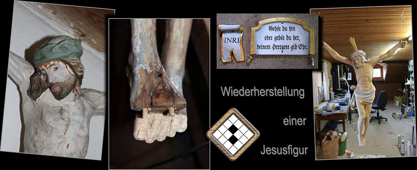 Restaurierung von Heiligenfiguren