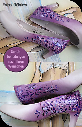 Schuhbemalung nach Wunsch