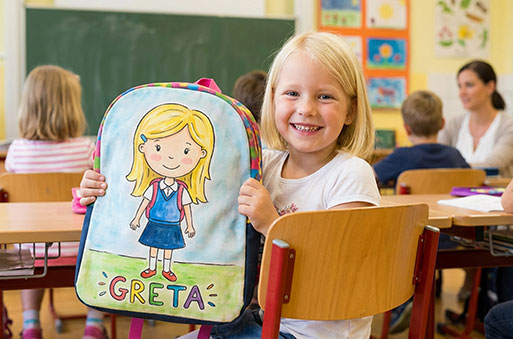 Schultasche gestalten lassen