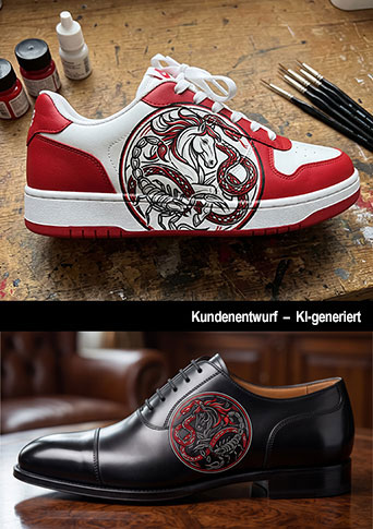 Sneaker bemalen lassen