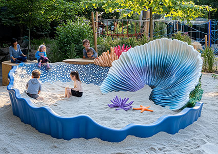 Spezielle Sandkästen für Kinder
