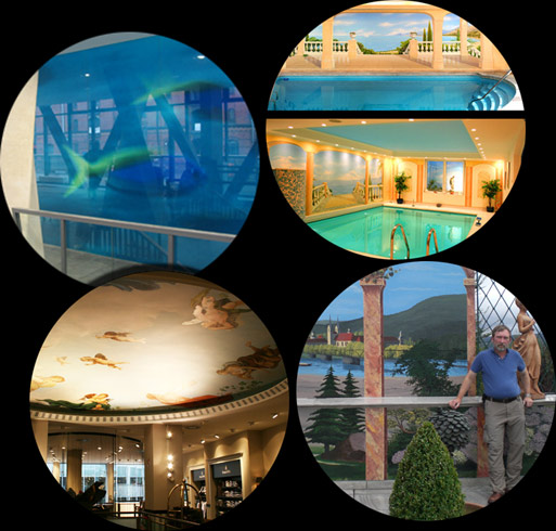 Swimmingpool Bemalungen