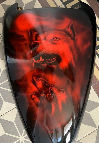 Tankgestalung Airbrush