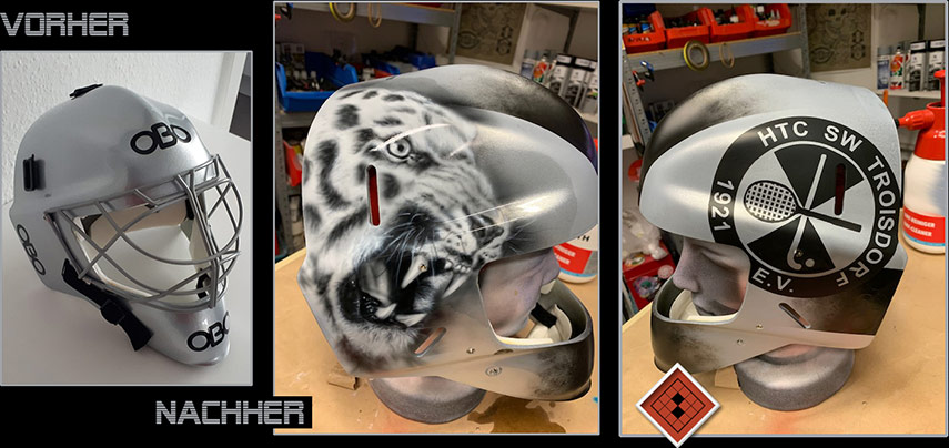 Umlackierung mit der Airbrushtechnik