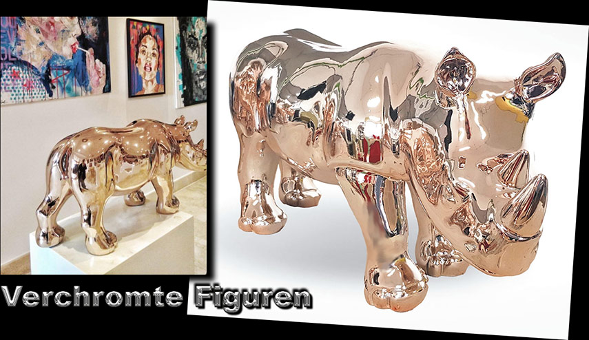 verchromte Figuren