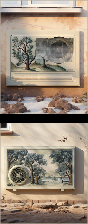 Wärmepumpen lackieren lassen