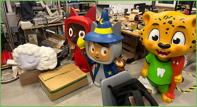 Werbefiguren aus den 3D-Drucker