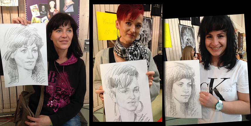 Zeichner für Events