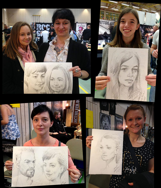 Zeichner für Portraits